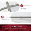 FDW Party Tent Portable Outdoor Canopy Tent Sturdy  Easy Assembly Outdoor Tents for  Wedding Partfor Camping Shelter BBQ Cater Events Beach - 3 of 4