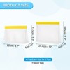 Unique Bargains Reusable Leakproof Zip PEVA Freezer Food Storage Bags 4 Pcs - 2 of 4