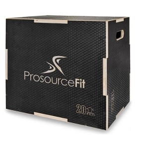 ProsourceFit 3-in-1 Wood Power Grip Plyometric Box - 1 of 4