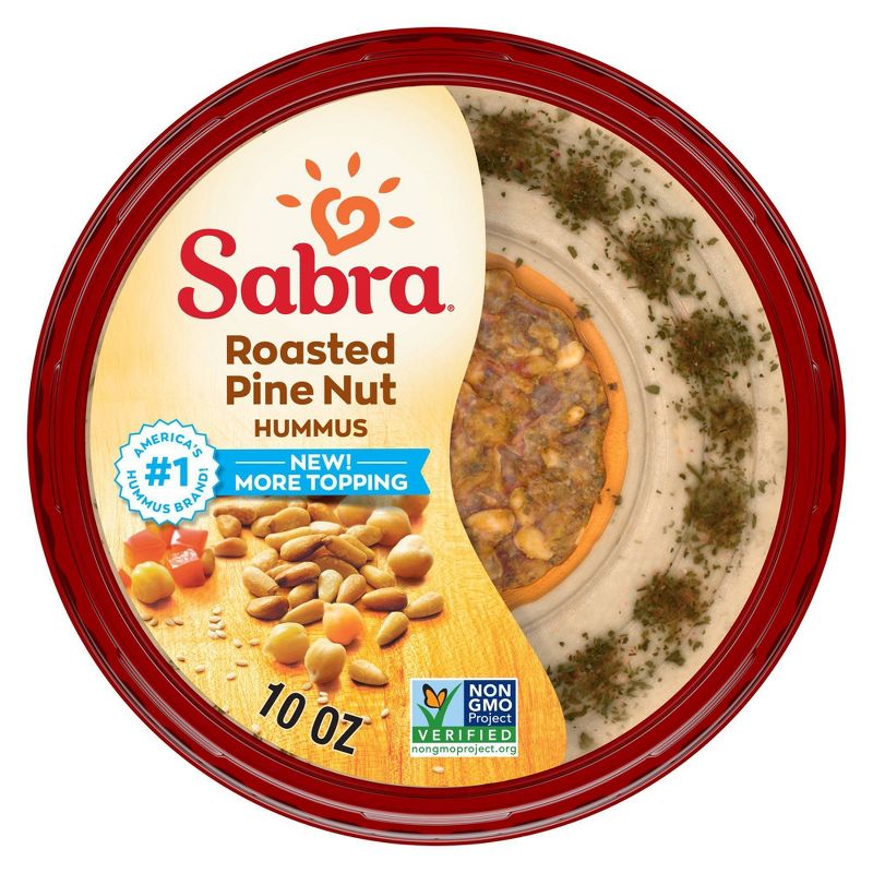 Sabra Roasted Pine Nuts Hummus - 10oz, 1 of 7