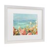 Trademark Fine Art - Danhui Nai Coastal Dahlias Crop Matted Framed Art - 3 of 4