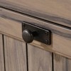 2 Drawer Costa Lateral File Cabinet Walnut - Sauder: Locking, Office Storage, MDF - 4 of 4