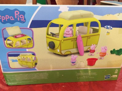 Peppa Pig Peppa's Adventures Peppa's Beach Campervan Vehicle Preschool Toy:  10 Pieces, Rolling Wheels; Ages 3 and Up Multicolor F3632 : :  Juguetes y juegos
