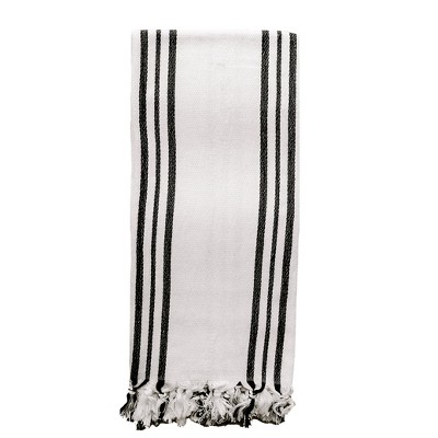 Dazzle Black & White Hand Towel