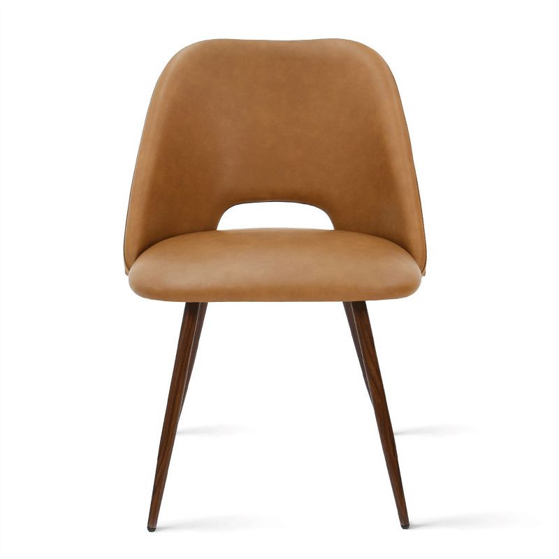 Set of 4 Edwin Upholstered Side Chair Walnut Legs -The Pop Maison, 4 of 14