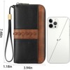 BEAFUP Women’s Wallet,RFID Blocking PU Leather Wallet - Large Capacity Zip-Around Clutch with Detachable Wrist Strap for Everyday Use - 3 of 4