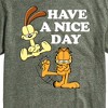 Men's - Garfield - Have A Nice Day Garfield and Odie Short Sleeve Graphic T-Shirt - 2 of 4