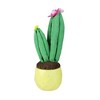 Northlight 10.5" Plush Dual Cactus Artificial Potted Plant Table Top Decoration - Green/Yellow - image 2 of 3