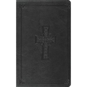 Thinline Bible-ESV-Celtic Cross Design - (Leather Bound) - 1 of 1