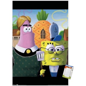 Trends International Nickelodeon Spongebob - American Gothic Unframed Wall Poster Prints - 1 of 4