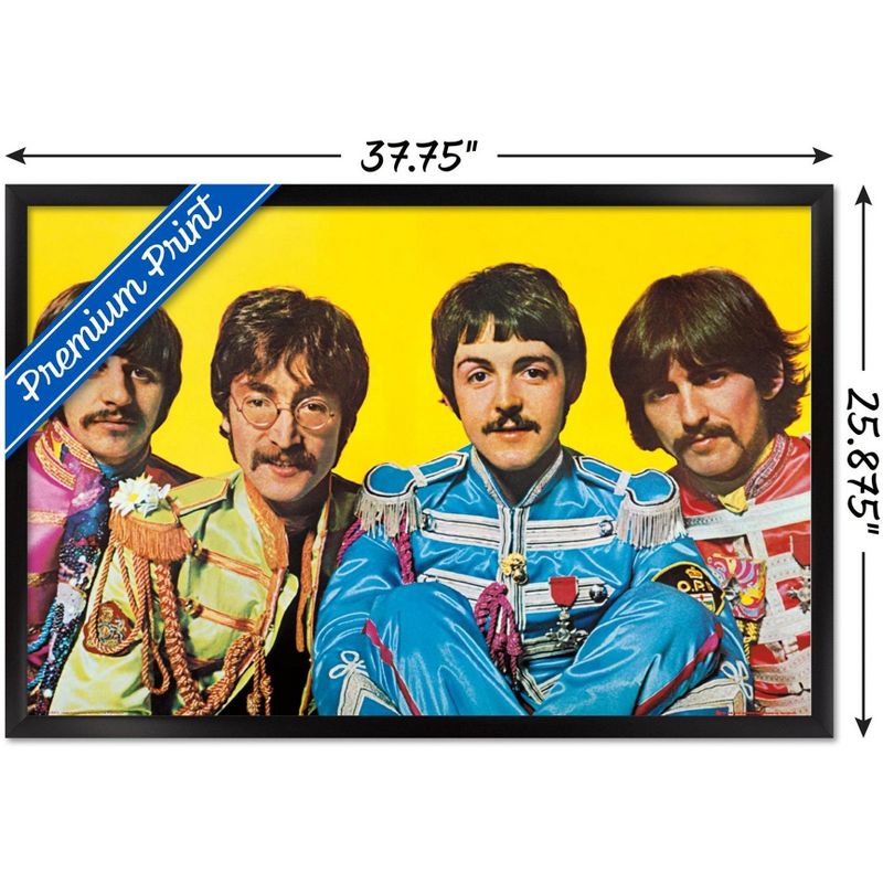 Trends International 24X36 The Beatles - Lonely Hearts Framed Wall Poster Prints, 3 of 7