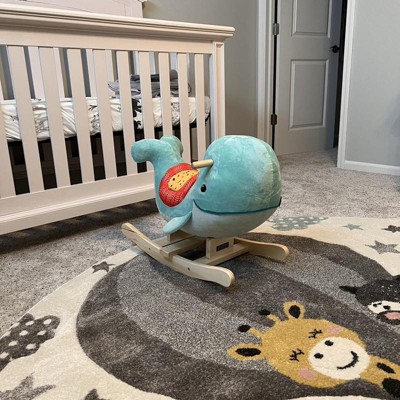 B. Toys Wooden Whale Rocker Echo Target