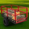 Orieon 1500LB Heavy Duty Steel Dump Trailer, 15 Cu.Ft Garden Utility Cart with Quick-Dump & Universal Hitch for ATV/UTV. - 3 of 4