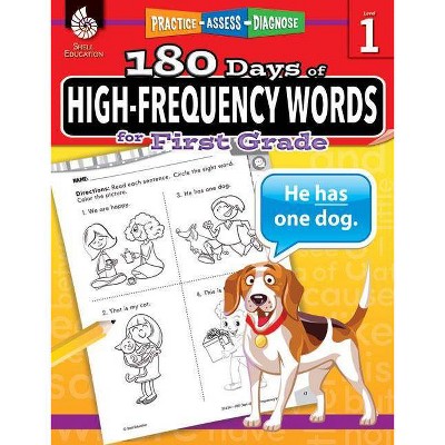 180 Days of High-Frequency Words for First Grade - (180 Days of Practice) by  Jodene Lynn Smith (Paperback)