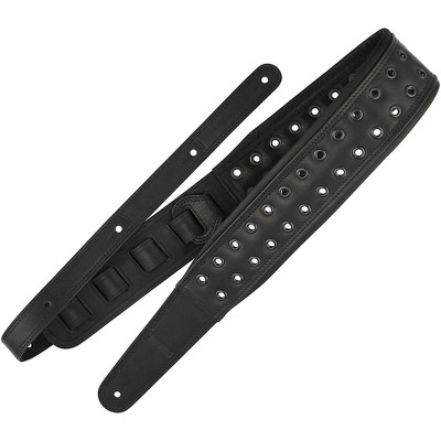 RICHTER Springbreak I Grommets Guitar Strap Black/Black 2.75 in.