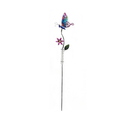 37" H Metal Garden Stake - Purple - Creative Motion