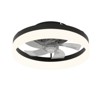 Warmiplanet 20" Flush Mount Ceiling Fans with Lights and Remote Control,Black, Transparent Fan Blades, APP Control Available,DC Motor - 2 of 4
