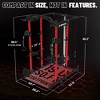 ER KANG Home Gym Package, PC06 Power Cage with Bench, Olympic Barbell, and 230LBS Bumper Olympic Weights(Red Combo) - 3 of 4
