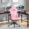 BestMassage Gaming Chair Computer Gamer Chair with Lumbar Support and Footrest Rolling Swivel Design Office Chair for Home Office and Gaming - 2 of 4