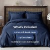Luxury Soft Premium Duvet Cover Set - Zipper Closure & Matching Pillow Shams - CGK Linens - 2 of 4