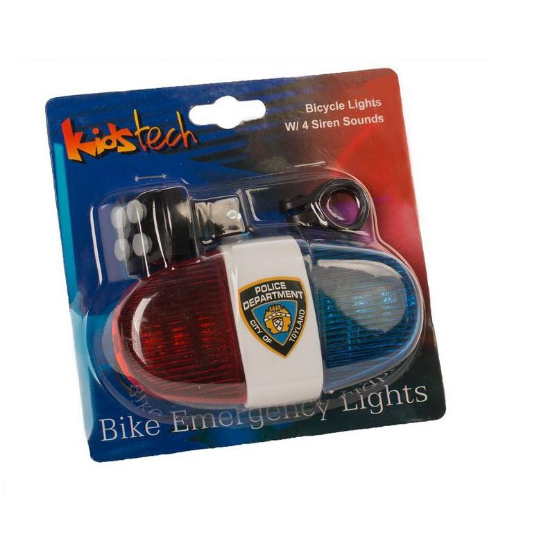 Kidstech Bike LED Light, Lights & Sirens for Bicycle, 4 Siren Sounds, Waterproof, 2 of 6