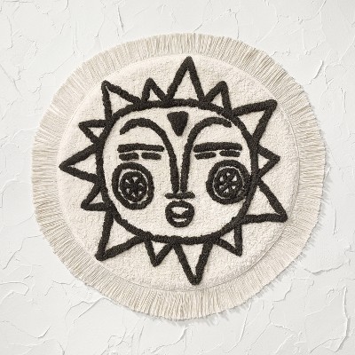 Sun Tufted Round Bath Rug Cream - Opalhouse™ designed with Jungalow™