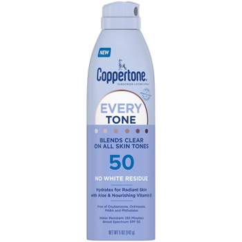 Coppertone Every Tone Sunscreen Spray - SPF 50 - 5oz