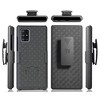 Nakedcellphone Case with Stand and Belt Clip Holster for Verizon Samsung Galaxy A71 5G UW - Black - 4 of 4