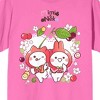 MiMi & Neko Cherry Logo Men's Pink Short Sleeve Tee - 2 of 3