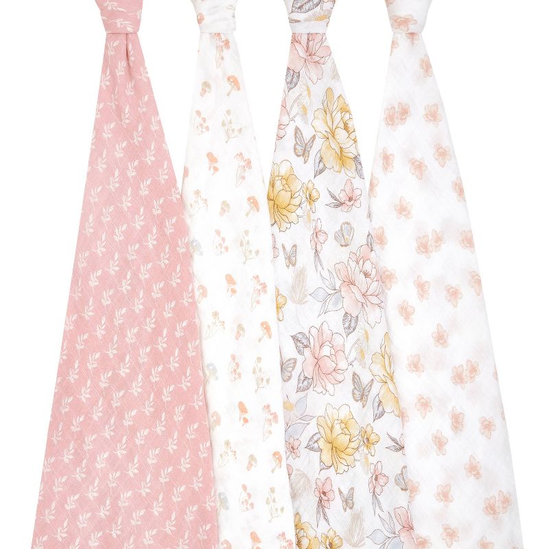 aden + anais muslin swaddle blankets - 4pk, 1 of 7
