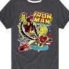 Boys' - Marvel - Iron Man Sticker Style Short Sleeve Graphic T-Shirt - 2 of 4