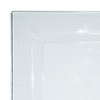 Smarty Had A Party 6.5" Clear Square Plastic Cake Plates (120 Plates) - image 2 of 2