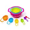 Cheer Collection 15 Piece Nested Bowl, Strainer and Measuring Utensil Set - 3 of 4