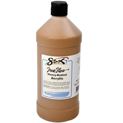 Sax True Flow Heavy Body Acrylic Paint, Quart, Raw Sienna