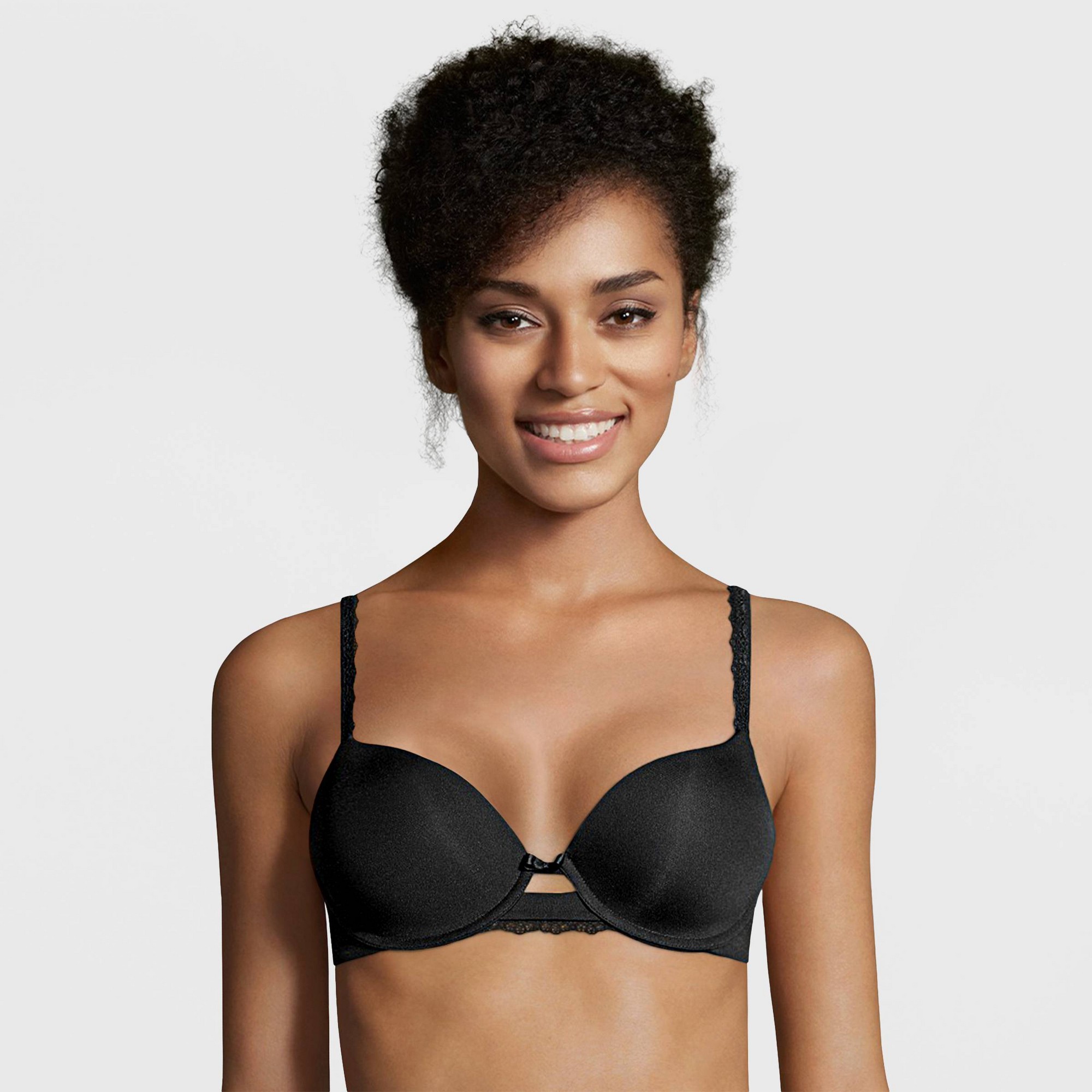 Maidenform Self Expressions Women's Perfect Lift Push Up Bra SE1186 - Black  38DD, by Maidenform