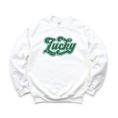 Simply Sage Market Women's Graphic Sweatshirt Lucky Retro Rough