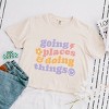 Simply Sage Market Going Places And Doing Things Boxy Crop Top - 2 of 4