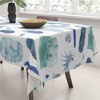 Ninola Design Blue Minimal Strokes Abstract Tablecloth - Deny Designs - 3 of 3