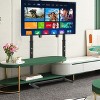 Artloge Wall TV Stand Free Standing Mount Stand Universal White Mount with Height Adjustable Bracket for 32-65" or 32-100" Plasma Screen,LED,LCD,OLED - 3 of 4