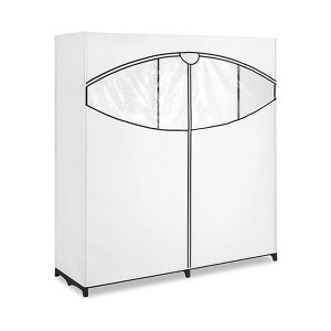 Vtec Trading White Extra-Wide Wardrobe Closet - 1 of 3