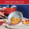 Farberware Disney Bon Voyage 8" Ceramic Nonstick Frying Pan Red - 4 of 4