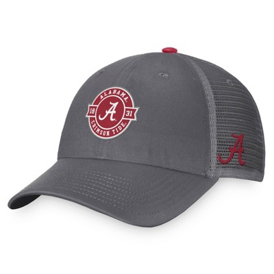 NCAA Alabama Crimson Tide Unstructured Meshback Hat - Gray/White