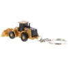 CAT Caterpillar 950M Wheel Loader Keychain Yellow Diecast Model by Diecast Masters - 3 of 4