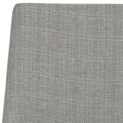 Summerset Light Grey Linen and Chrome Counter Stools, Set of 2