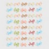 Simply Petals 40-Pack Teddy Bear Themed Baby Hair Bow Set -  Assorted Baby Bows for 0-12 Months, Colorful Clips for Infants, Girl, 40pcs - 3 of 4