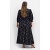 Women's Plus Size Jolene Print Maxi Dress - black | CITY CHIC - 2 of 4