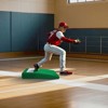 VEVOR Pitching Mound, Portable Baseball Pitcher's Mound, 31 in Indoor Outdoor Pitching Practice and Training Equipment,Softball Pitching Aids, Green - 2 of 4