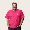 Dalix Ghost Embroidered Soft Cotton Short Sleeve T Shirt Mens - 3 of 4
