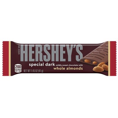 HERSHEY'S Almond Candy Bar Chocolate with Whole Almonds, 1.45 oz