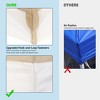 Yescom 8x8Ft 2-Tier Gazebo Top Replacement UV30+ for 2 Tier Outdoor Patio Canopy Cover Party Backyard Garden Ivory+Sand White+Beige - 4 of 4